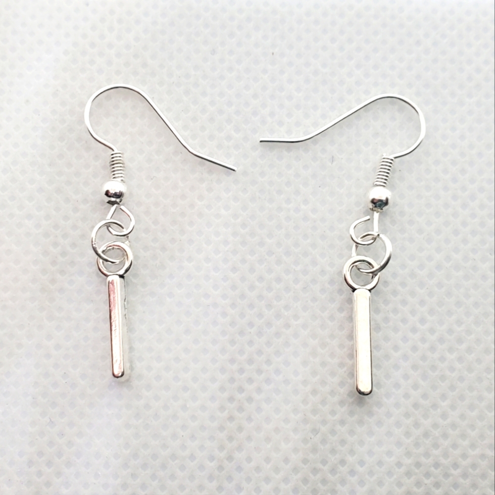 7/$10 I Initial Earrings, NEW